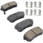 MPA 1003-1157C Quality-Built Black Series Ceramic Brake Pads w/ Hardware
