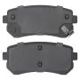 MPA 1003-1157C Quality-Built Black Series Ceramic Brake Pads w/ Hardware
