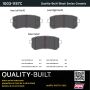 MPA 1003-1157C Quality-Built Black Series Ceramic Brake Pads w/ Hardware