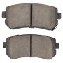 MPA 1003-1157C Quality-Built Black Series Ceramic Brake Pads w/ Hardware