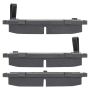MPA 1003-1157C Quality-Built Black Series Ceramic Brake Pads w/ Hardware