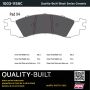 MPA 1003-1158C Quality-Built Black Series Ceramic Brake Pads w/ Hardware