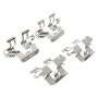 MPA 1003-1161C Quality-Built Black Series Ceramic Brake Pads w/ Hardware