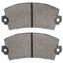 MPA 1003-1163M Quality-Built Black Series Semi-Metallic Brake Pads