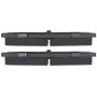 MPA 1003-1163M Quality-Built Black Series Semi-Metallic Brake Pads