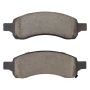 MPA 1003-1169AC Quality-Built Black Series Ceramic Brake Pads w/ Hardware