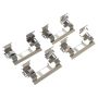 MPA 1003-1169AC Quality-Built Black Series Ceramic Brake Pads w/ Hardware