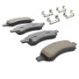 MPA 1003-1169C Quality-Built Black Series Ceramic Brake Pads w/ Hardware