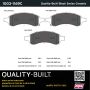 MPA 1003-1169C Quality-Built Black Series Ceramic Brake Pads w/ Hardware