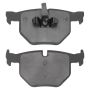 MPA 1003-1170C Quality-Built Black Series Ceramic Brake Pads w/ Hardware
