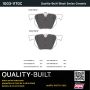 MPA 1003-1170C Quality-Built Black Series Ceramic Brake Pads w/ Hardware