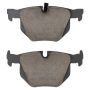 MPA 1003-1170C Quality-Built Black Series Ceramic Brake Pads w/ Hardware