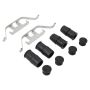 MPA 1003-1170M Quality-Built Black Series Semi-Metallic Brake Pads w/ Hardware