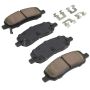 MPA 1003-1172C Quality-Built Black Series Ceramic Brake Pads w/ Hardware