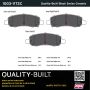 MPA 1003-1172C Quality-Built Black Series Ceramic Brake Pads w/ Hardware