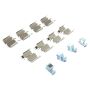 MPA 1003-1179C Quality-Built Black Series Ceramic Brake Pads w/ Hardware