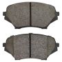 MPA 1003-1179M Quality-Built Black Series Semi-Metallic Brake Pads w/ Hardware