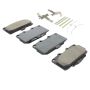 MPA 1003-1182C Quality-Built Black Series Ceramic Brake Pads w/ Hardware