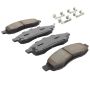 MPA 1003-1183C Quality-Built Black Series Ceramic Brake Pads w/ Hardware