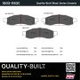 MPA 1003-1183C Quality-Built Black Series Ceramic Brake Pads w/ Hardware