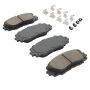 MPA 1003-1184AC Quality-Built Black Series Ceramic Brake Pads w/ Hardware