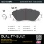 MPA 1003-1184AC Quality-Built Black Series Ceramic Brake Pads w/ Hardware