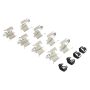 MPA 1003-1184AC Quality-Built Black Series Ceramic Brake Pads w/ Hardware