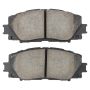 MPA 1003-1184C Quality-Built Black Series Ceramic Brake Pads w/ Hardware