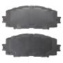 MPA 1003-1184M Quality-Built Black Series Semi-Metallic Brake Pads w/ Hardware