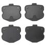 MPA 1003-1185AM Quality-Built Black Series Semi-Metallic Brake Pads