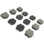 MPA 1003-1185C Quality-Built Black Series Ceramic Brake Pads w/ Hardware