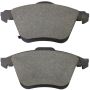 MPA 1003-1186C Quality-Built Black Series Ceramic Brake Pads w/ Hardware