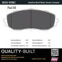 MPA 1003-1188C Quality-Built Black Series Ceramic Brake Pads w/ Hardware