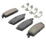 MPA 1003-1194C Quality-Built Black Series Ceramic Brake Pads w/ Hardware