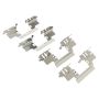 MPA 1003-1194C Quality-Built Black Series Ceramic Brake Pads w/ Hardware
