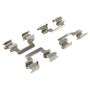 MPA 1003-1204AM Quality-Built Black Series Semi-Metallic Brake Pads w/ Hardware