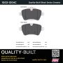 MPA 1003-1204C Quality-Built Black Series Ceramic Brake Pads w/ Hardware