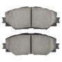 MPA 1003-1210C Quality-Built Black Series Ceramic Brake Pads w/ Hardware