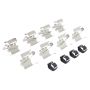 MPA 1003-1210C Quality-Built Black Series Ceramic Brake Pads w/ Hardware
