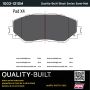 MPA 1003-1210M Quality-Built Black Series Semi-Metallic Brake Pads w/ Hardware