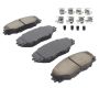 MPA 1003-1211C Quality-Built Black Series Ceramic Brake Pads w/ Hardware
