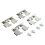 MPA 1003-1212AC Quality-Built Black Series Ceramic Brake Pads w/ Hardware