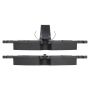 MPA 1003-1229M Quality-Built Black Series Semi-Metallic Brake Pads w/ Hardware