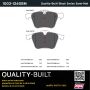 MPA 1003-1240BM Quality-Built Black Series Semi-Metallic Brake Pads w/ Hardware