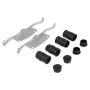 MPA 1003-1240BM Quality-Built Black Series Semi-Metallic Brake Pads w/ Hardware