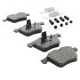 MPA 1003-1240C Quality-Built Black Series Ceramic Brake Pads w/ Hardware