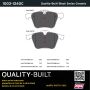 MPA 1003-1240C Quality-Built Black Series Ceramic Brake Pads w/ Hardware