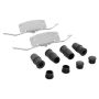 MPA 1003-1240C Quality-Built Black Series Ceramic Brake Pads w/ Hardware