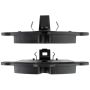 MPA 1003-1257C Quality-Built Black Series Ceramic Brake Pads w/ Hardware