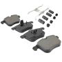 MPA 1003-1257M Quality-Built Black Series Semi-Metallic Brake Pads w/ Hardware